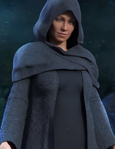 dForce Hooded Outfit for Genesis 8 Female(s) by: , 3D Models by Daz 3D