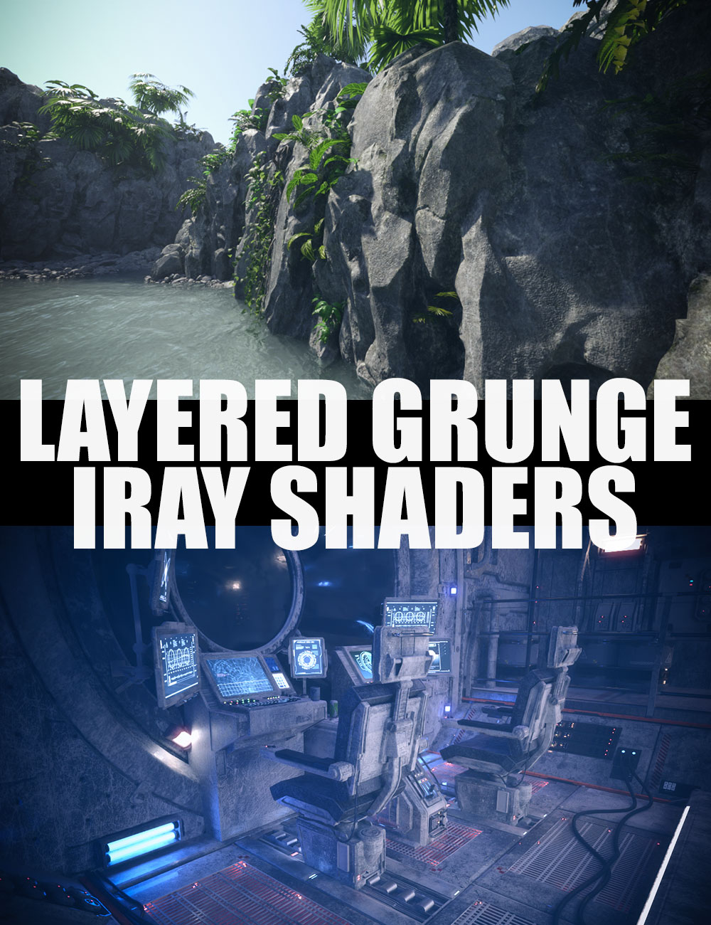 Layered Grunge Iray Shaders by: Dreamlight, 3D Models by Daz 3D