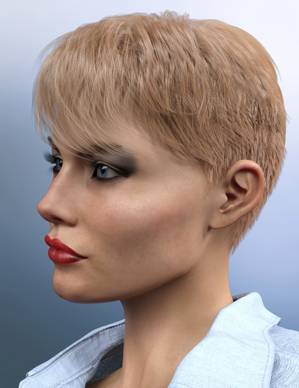 dForce Shy Style Hair for Genesis 8 dForce Shy Style Hair for Genesis 8 by: RedzStudio, 3D Models by Daz 3D