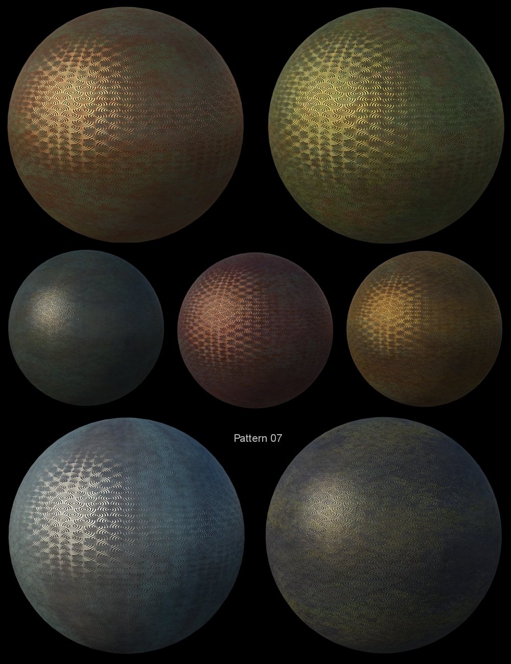 4K Metal Shader Presets 1 for Iray | Daz 3D