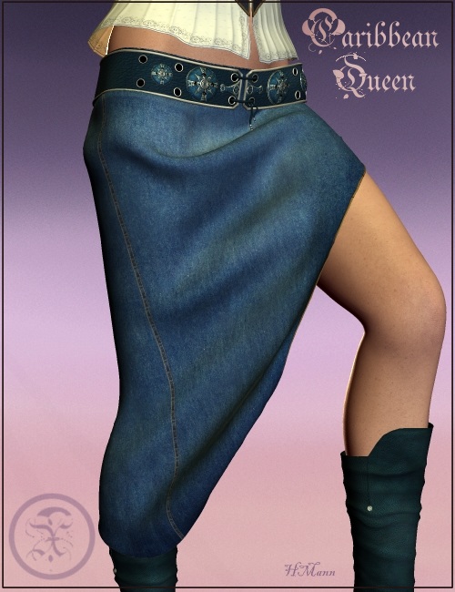Caribbean Queen Clothes V4 & A4 Caribbean Queen Clothes V4 & A4 by: Magix 101, 3D Models by Daz 3D