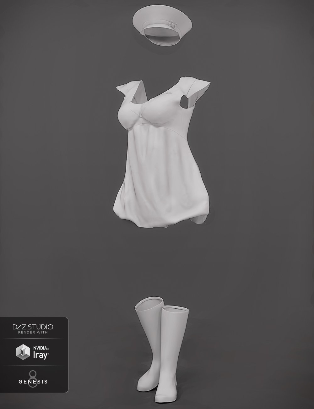 dForce Atomic Baby Outfit for Genesis 8 Female(s) by: 3D-GHDesignLyrra MadrilSade, 3D Models by Daz 3D