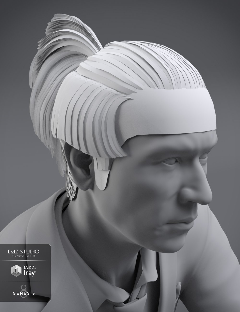 Duncan Hair for Dasan 8 by: Propschick, 3D Models by Daz 3D