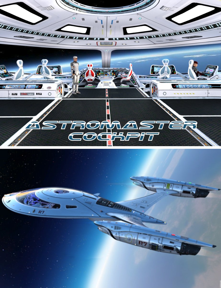 Astromaster Cockpit by: Kibarreto, 3D Models by Daz 3D
