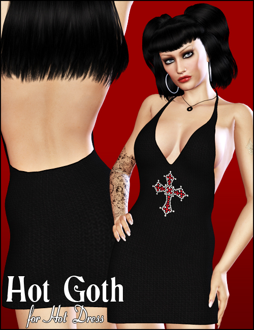 Hot Goth by: Countess, 3D Models by Daz 3D