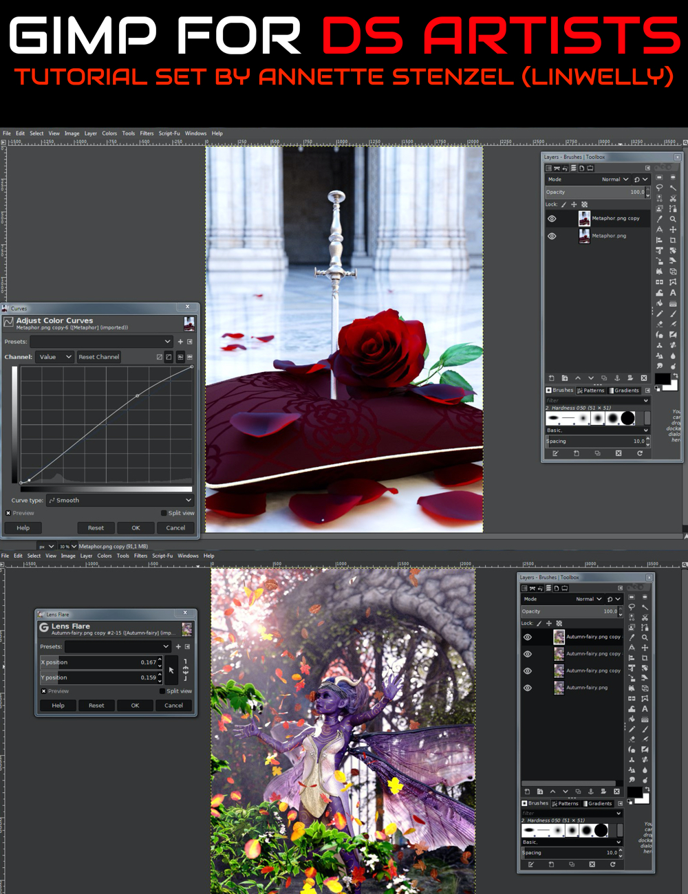 GIMP for Daz Studio Artists by: Digital Art Live, 3D Models by Daz 3D