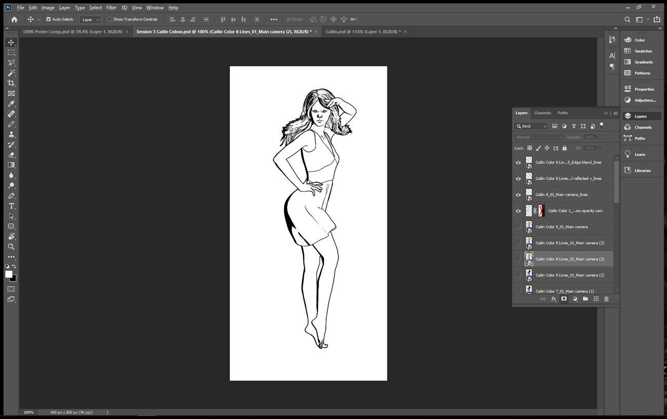 Creating Incredible Line Art with Line Render 9000 : Creating Line Art from People Creating Incredible Line Art with Line Render 9000 : Creating Line Art from People by: Cgandjigneo, 3D Models by Daz 3D