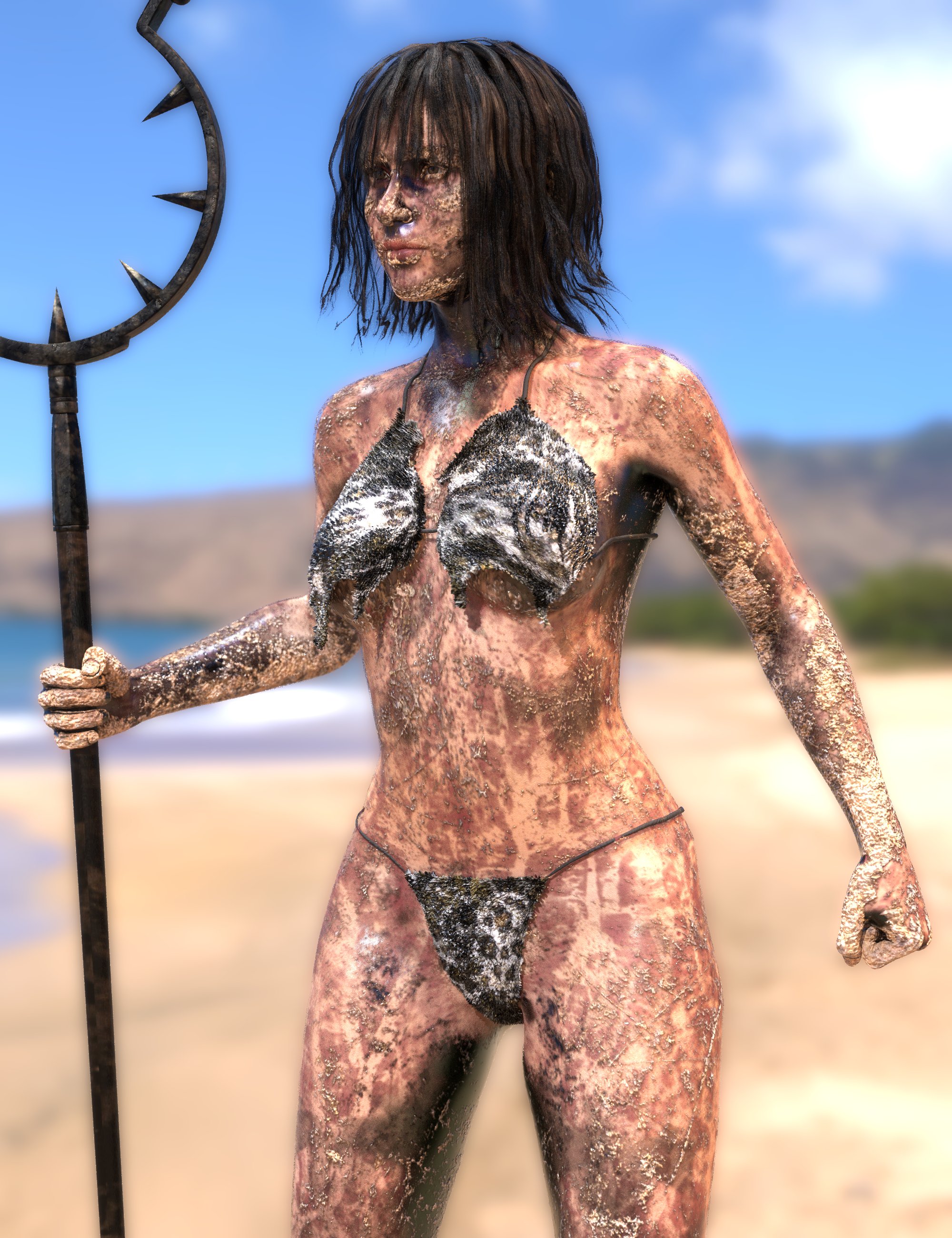 SY A Dirty Mess for Genesis 8 by: Sickleyield, 3D Models by Daz 3D