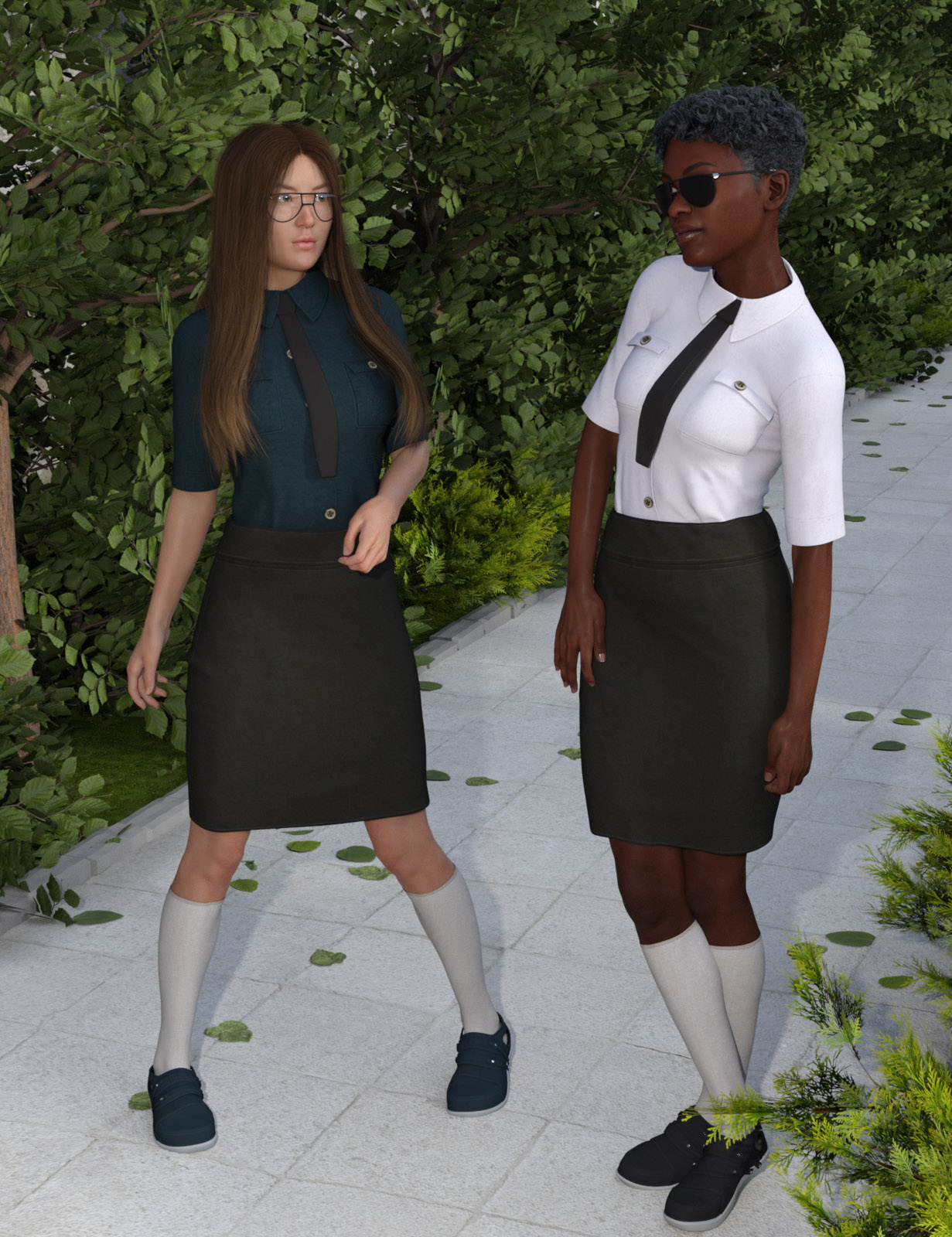 Strikt Outfit for Genesis 8 Female(s) by: Oskarsson, 3D Models by Daz 3D