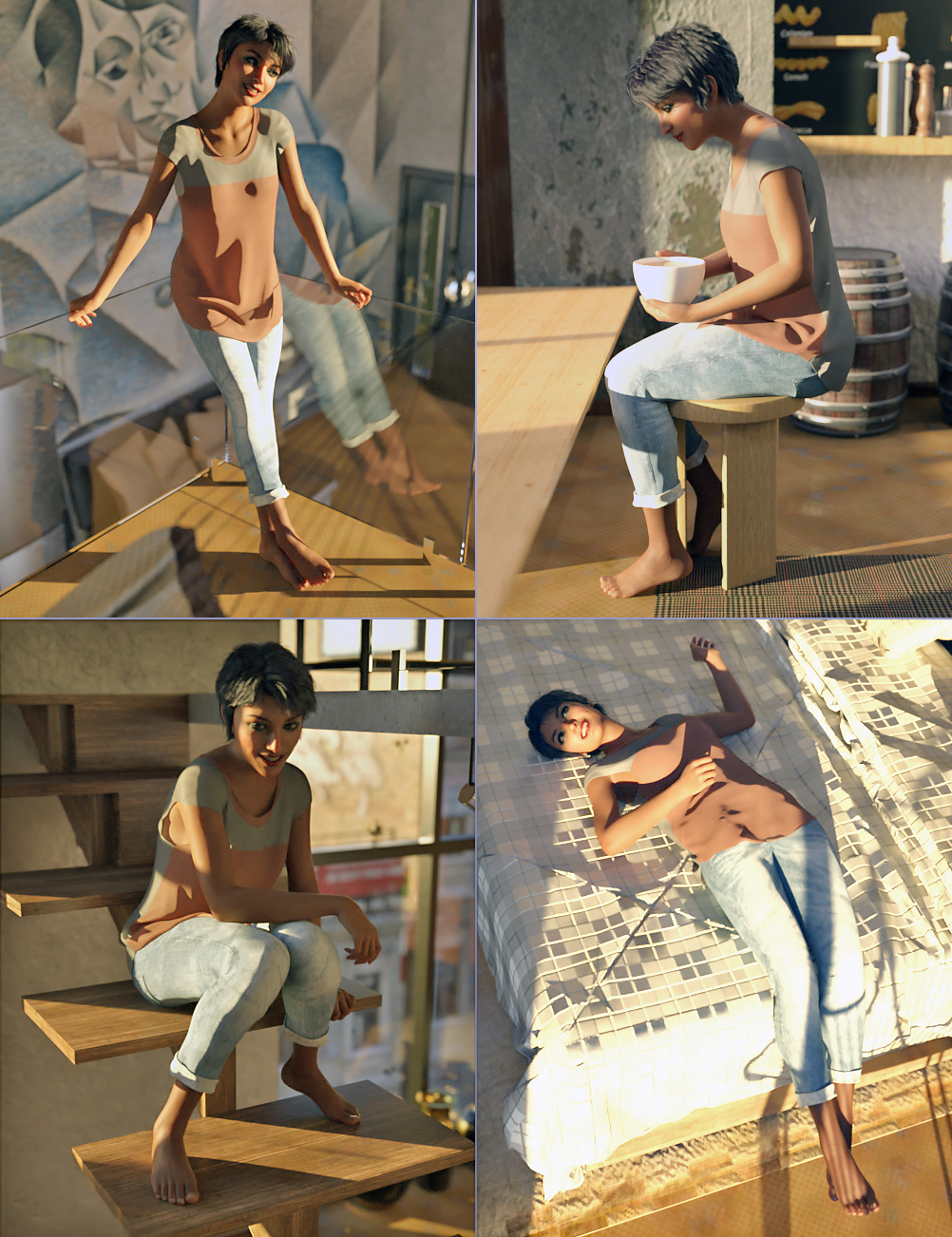 A Relaxing Day in Maryland by: Devon, 3D Models by Daz 3D