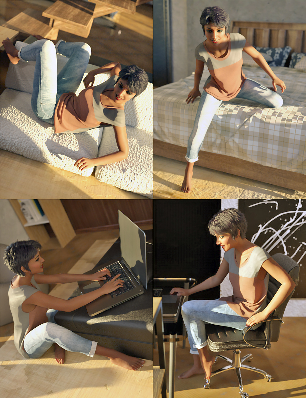 A Relaxing Day in Maryland by: Devon, 3D Models by Daz 3D