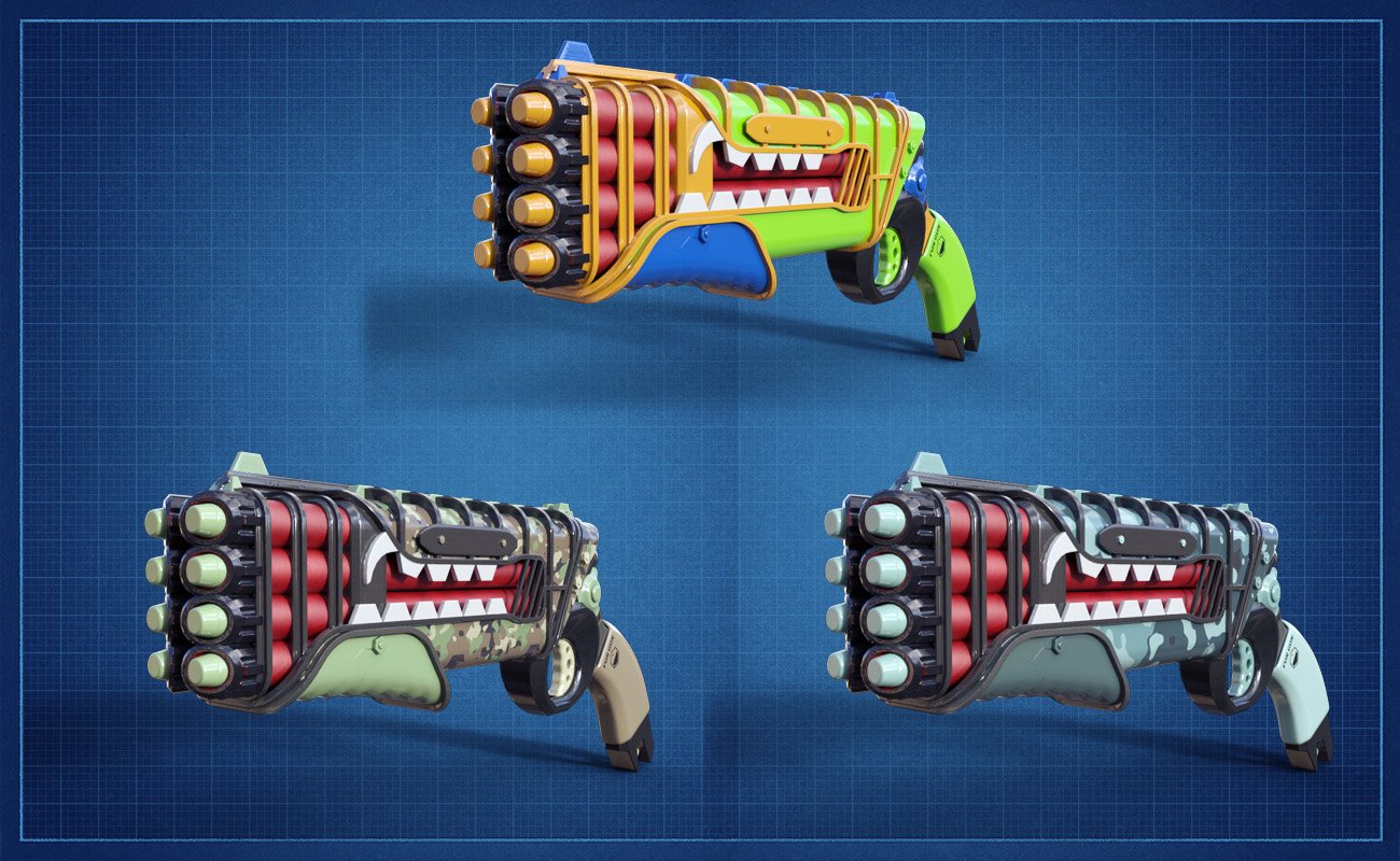 Fun Guns Fun Guns by: David BrinnenForbiddenWhispers, 3D Models by Daz 3D