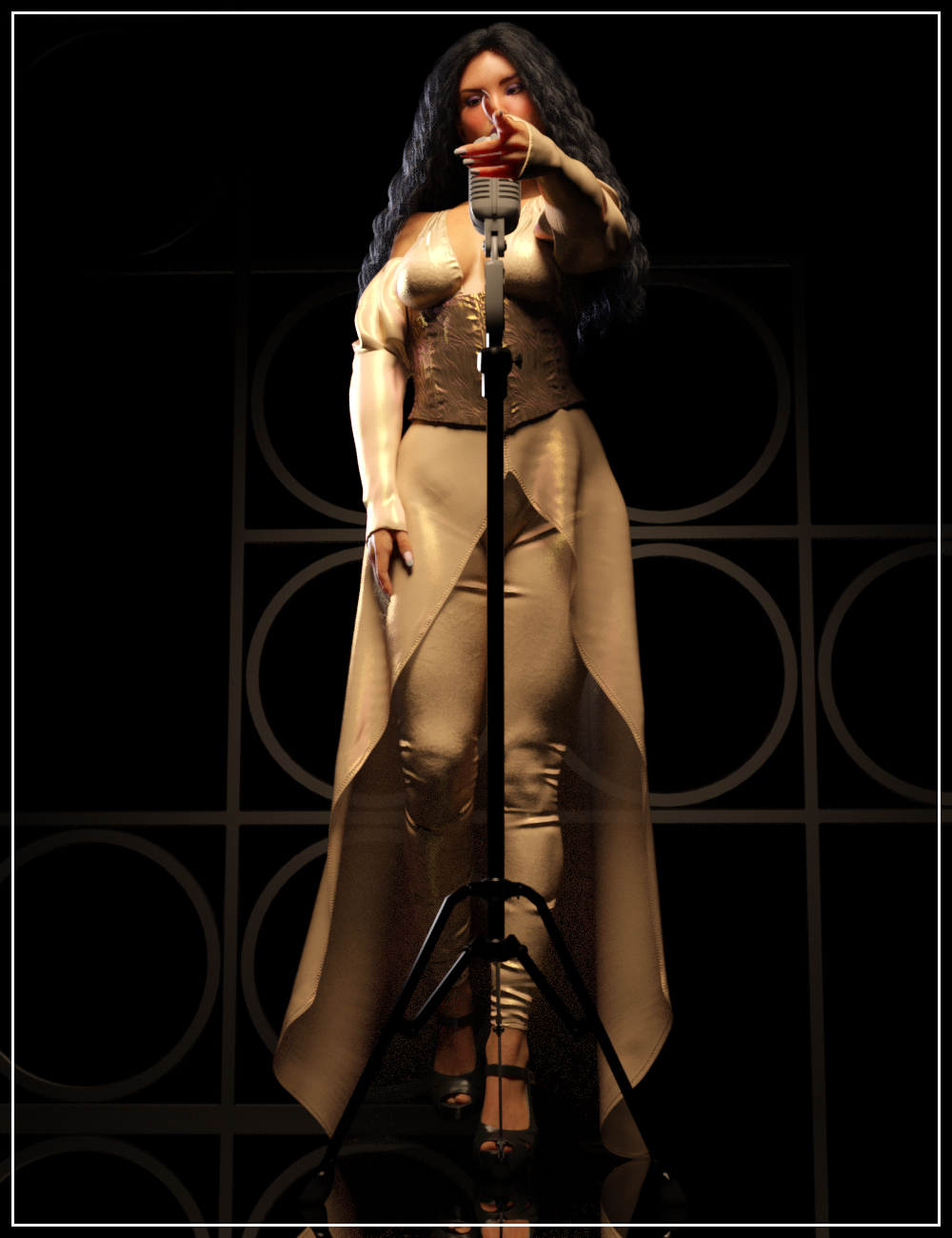 dForce Chic Suit for Genesis 8 Female(s) by: Nathy Design, 3D Models by Daz 3D