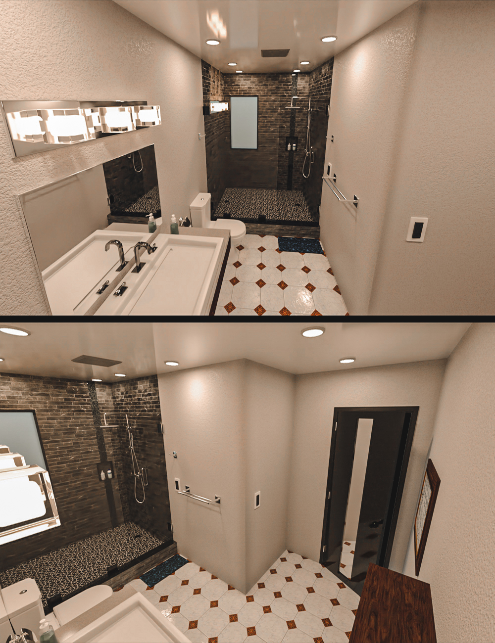 Modern Tidy Bathroom by: Tesla3dCorp, 3D Models by Daz 3D