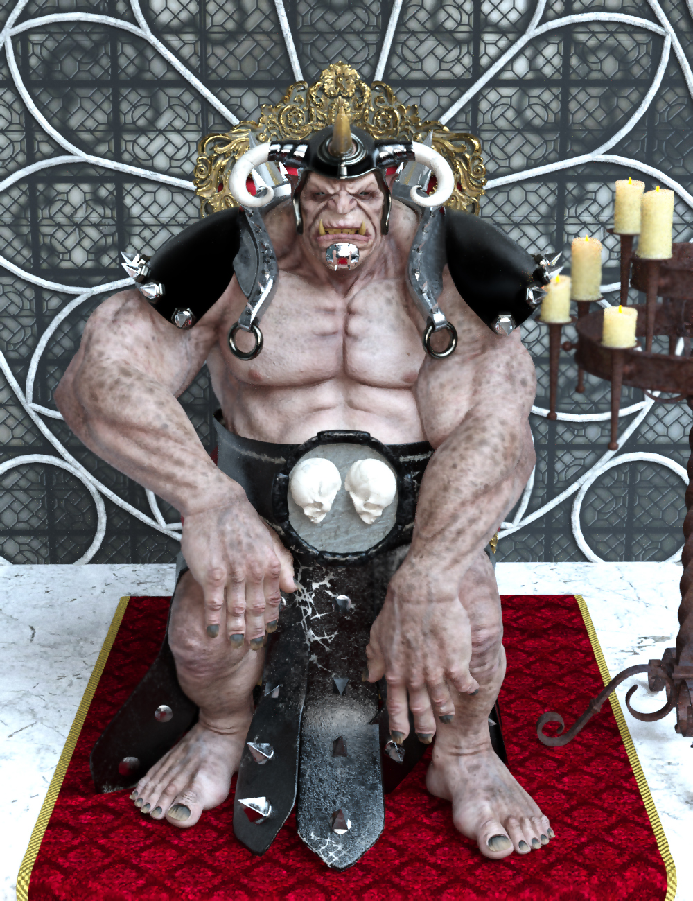 Ogre Poses for Genesis 8 Ogre HD by: Ensary, 3D Models by Daz 3D