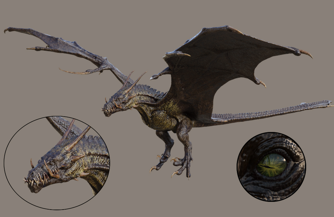 HH Wyvern Textures by: Moonscape GraphicsSade, 3D Models by Daz 3D