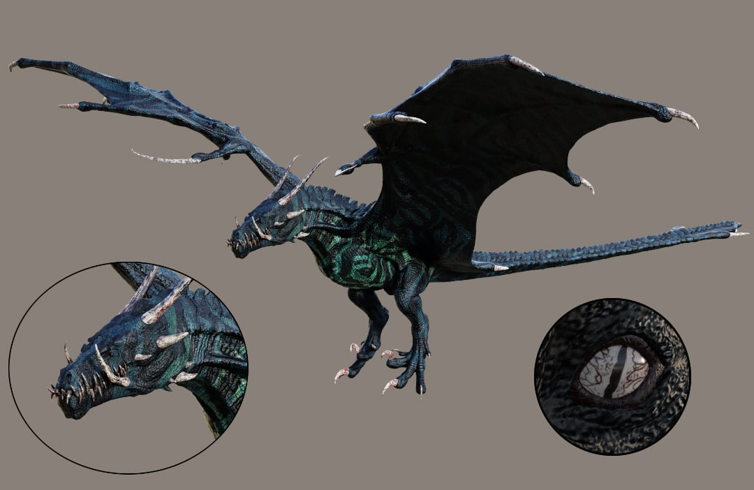 HH Wyvern Textures HH Wyvern Textures by: Moonscape GraphicsSade, 3D Models by Daz 3D