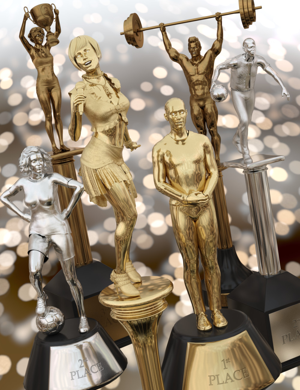 Trophy for Genesis 8 by: Silent Winter, 3D Models by Daz 3D