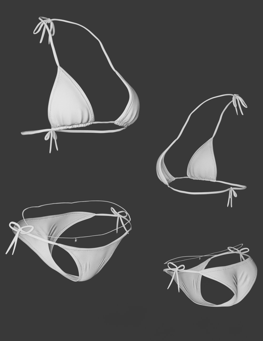 X-Fashion Trendy Simple Bikini for Genesis 8 Female(s) by: xtrart-3d, 3D Models by Daz 3D