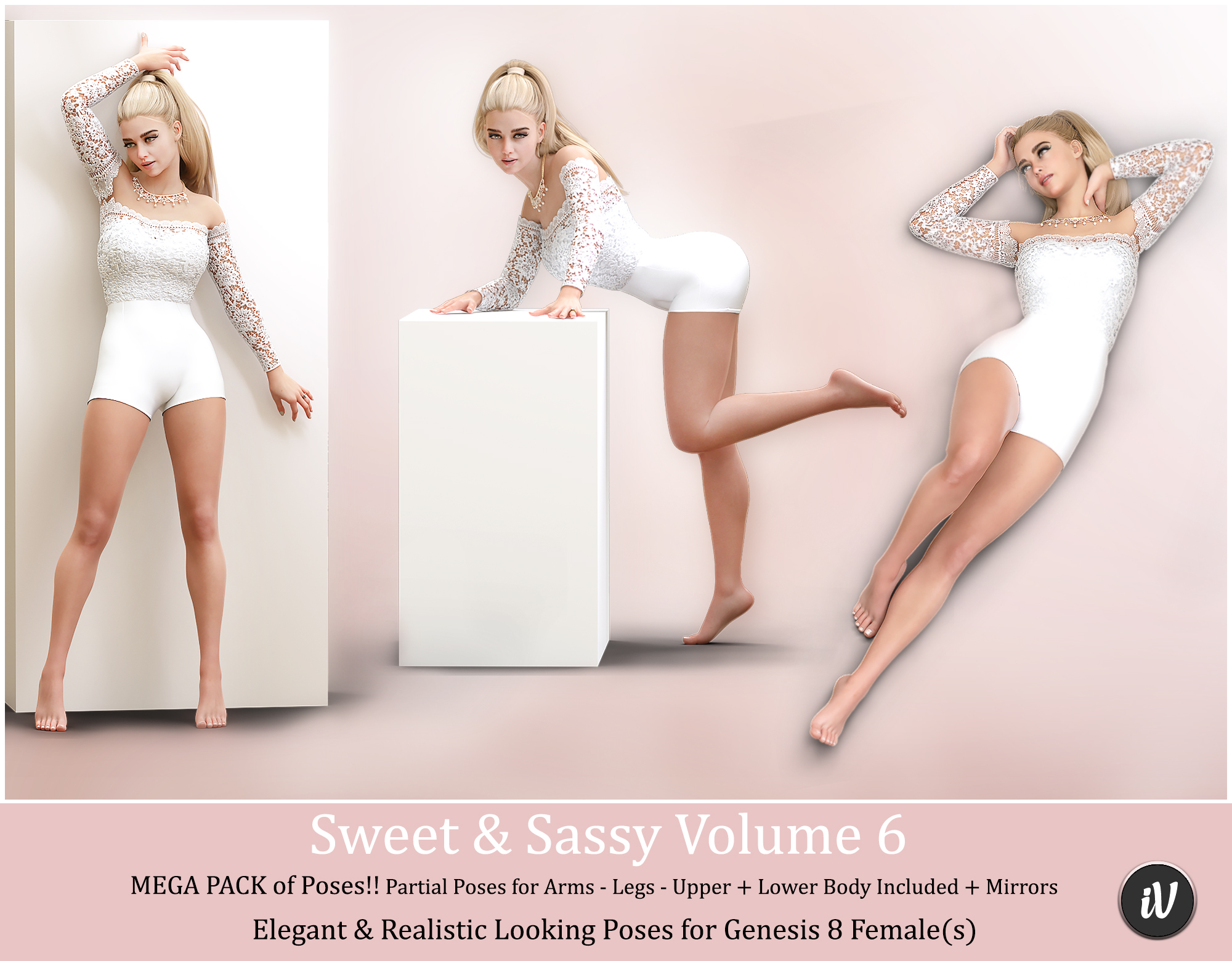 iV Sweet & Sassy Vol. 6 Pose Collection for Genesis 8 Female(s) iV Sweet & Sassy Vol. 6 Pose Collection for Genesis 8 Female(s) by: i3D_LotusValery3D, 3D Models by Daz 3D