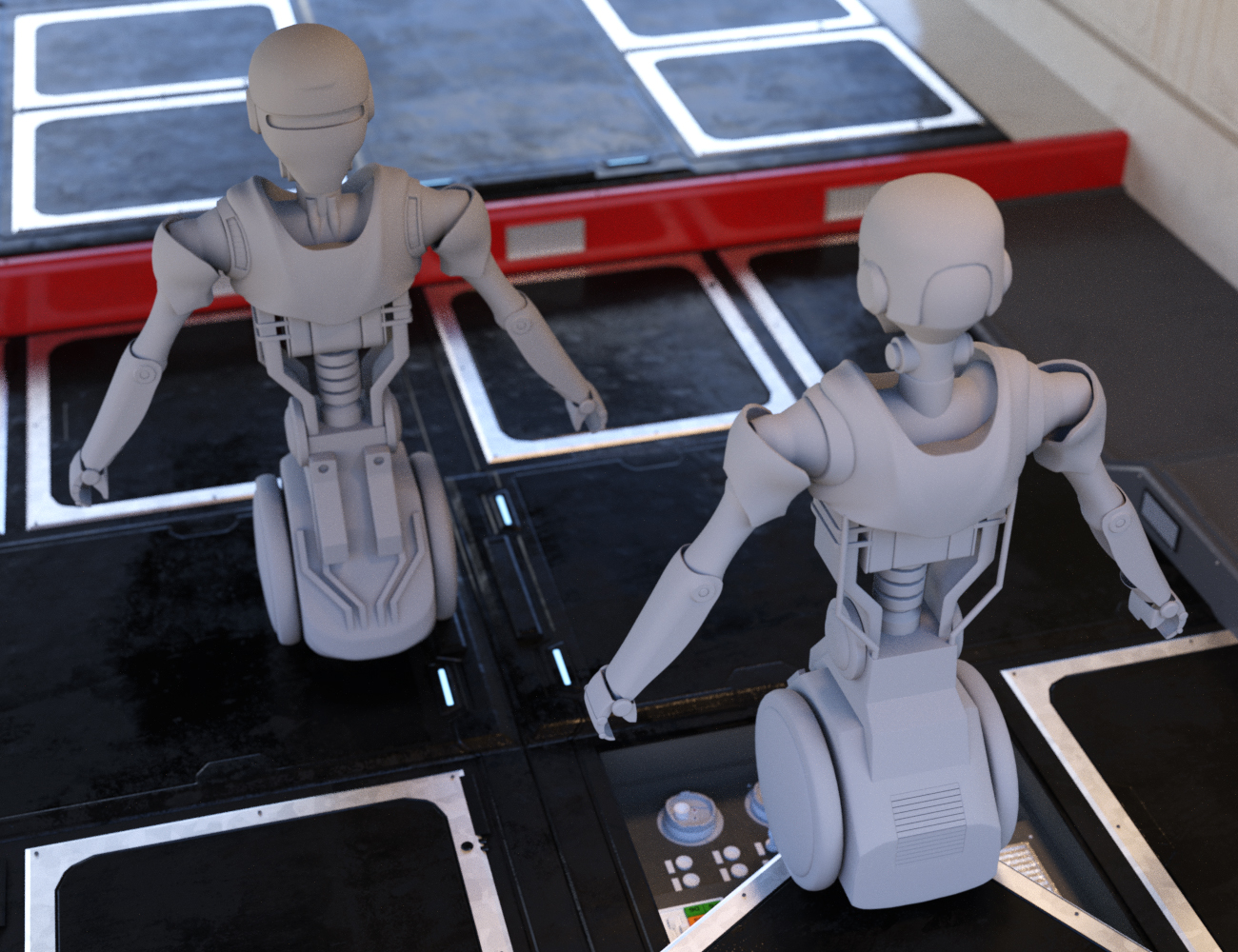 Service Robot by: Charlie, 3D Models by Daz 3D
