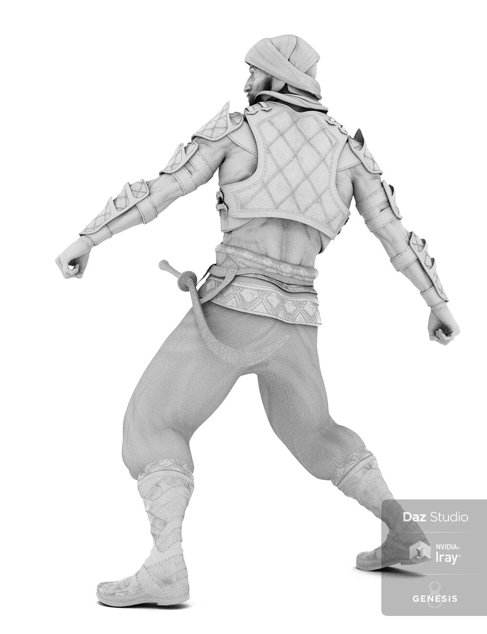 Bedu Desert Warrior Outfit for Genesis 8 Male(s) Bedu Desert Warrior Outfit for Genesis 8 Male(s) by: Sixus1 Media, 3D Models by Daz 3D