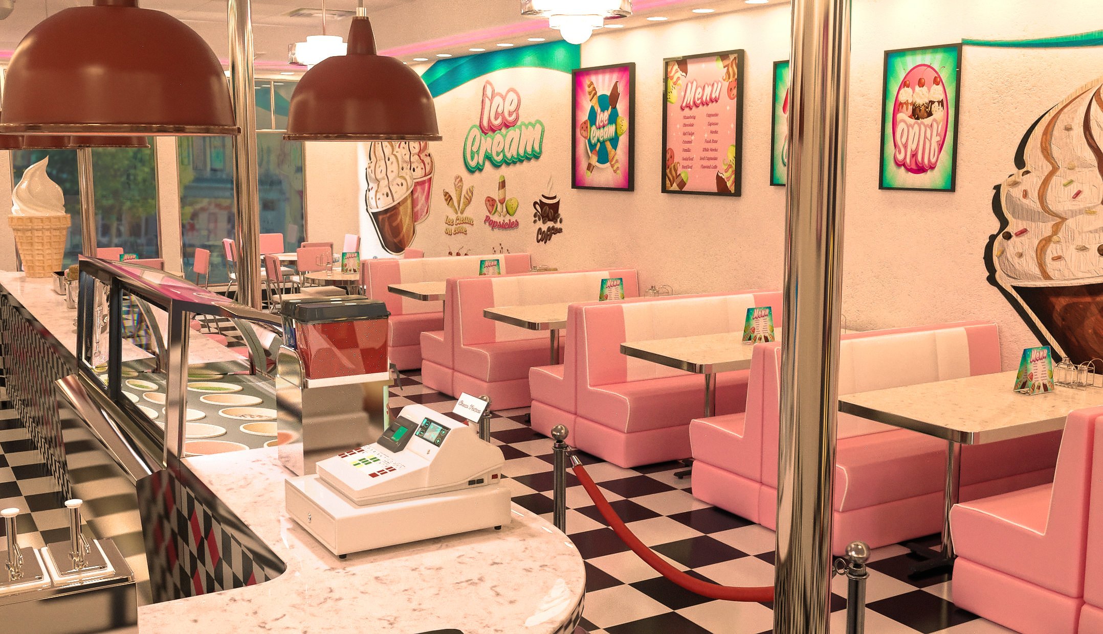 FG Ice Cream Parlor FG Ice Cream Parlor by: Fugazi1968Ironman, 3D Models by Daz 3D