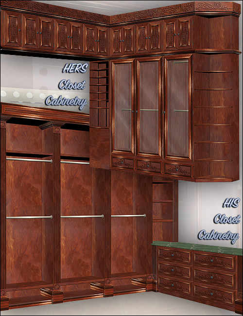 Dream Home - Dressing Room Furniture Eclectic by: , 3D Models by Daz 3D