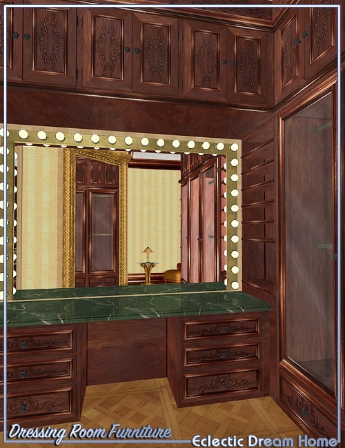 Dream Home - Dressing Room Furniture Eclectic by: , 3D Models by Daz 3D