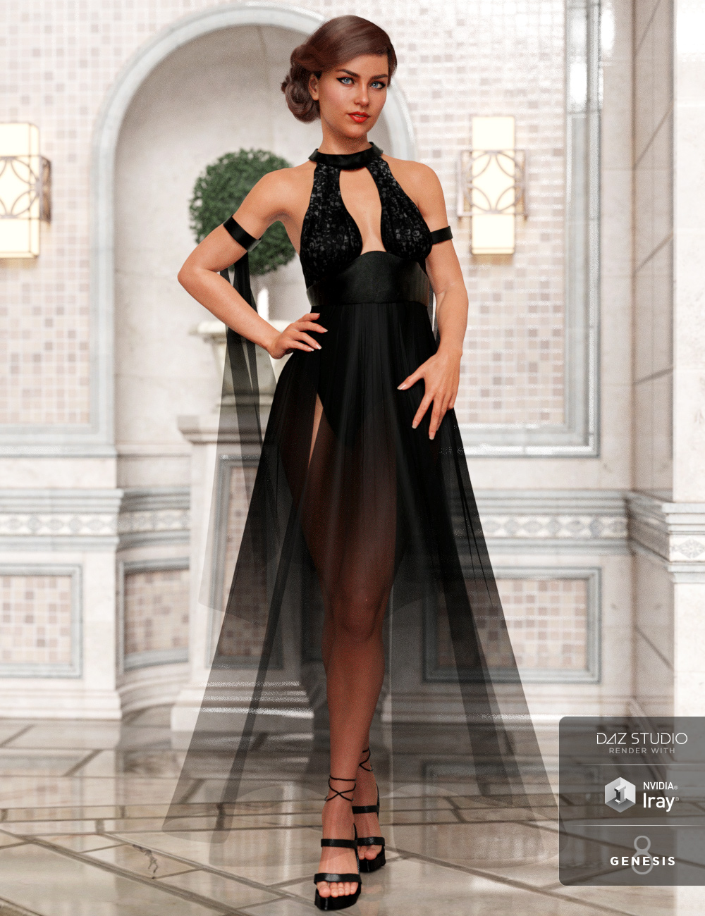 dForce Athiri Dress Textures dForce Athiri Dress Textures by: Sarsa, 3D Models by Daz 3D
