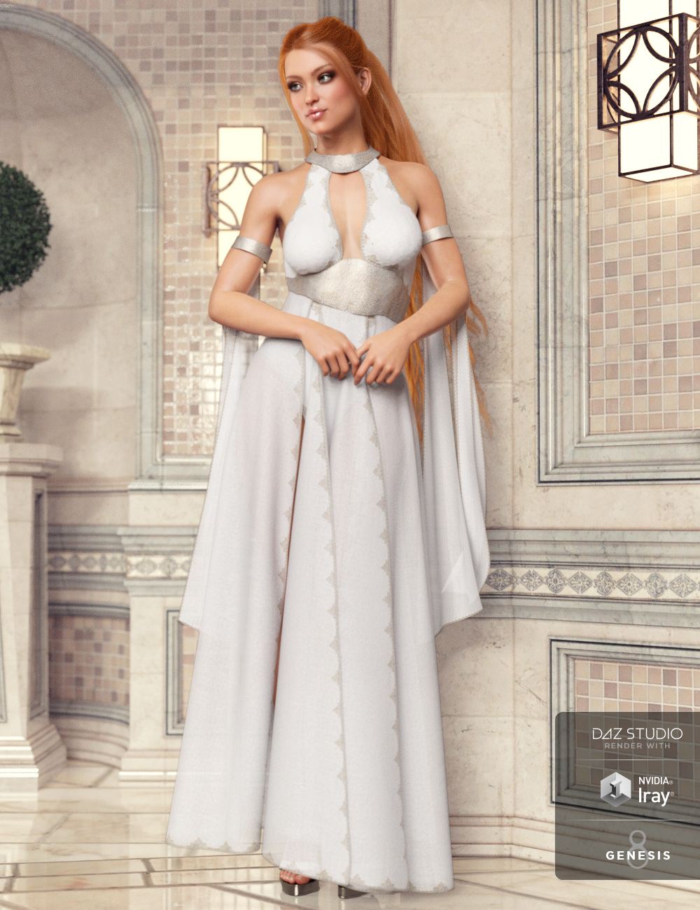 dForce Athiri Dress Textures by: Sarsa, 3D Models by Daz 3D