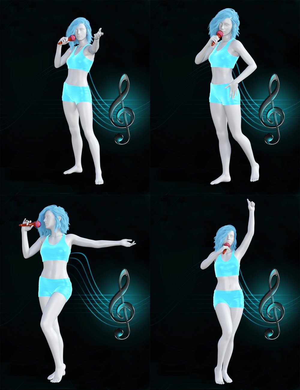 The Singer Prop N Poses for Genesis 3 and 8 Female(s) The Singer Prop N Poses for Genesis 3 and 8 Female(s) by: Muscleman, 3D Models by Daz 3D