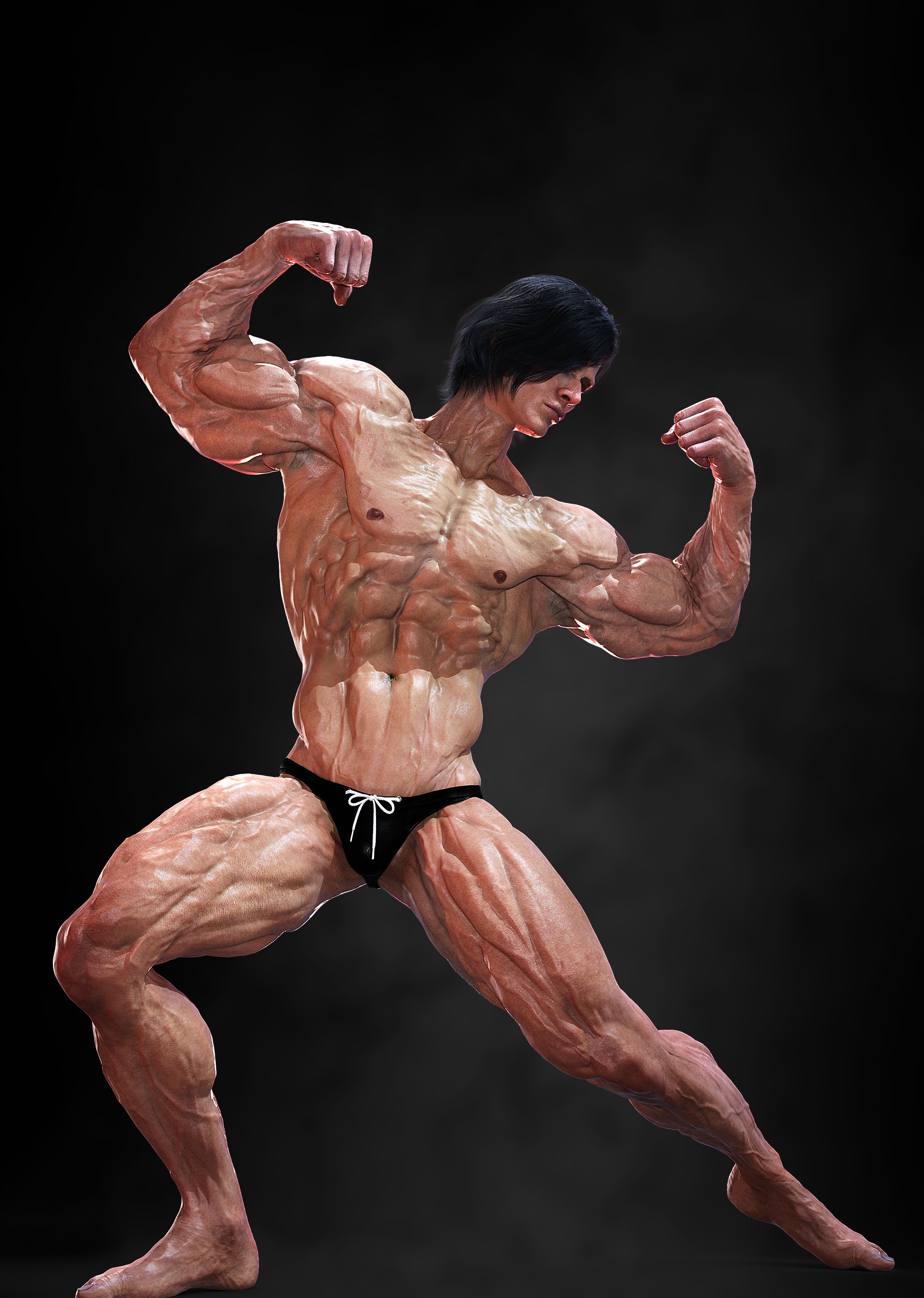 Auto Muscle Enhancer HD For Genesis 8 Male(s) by: D.Master, 3D Models by Daz 3D