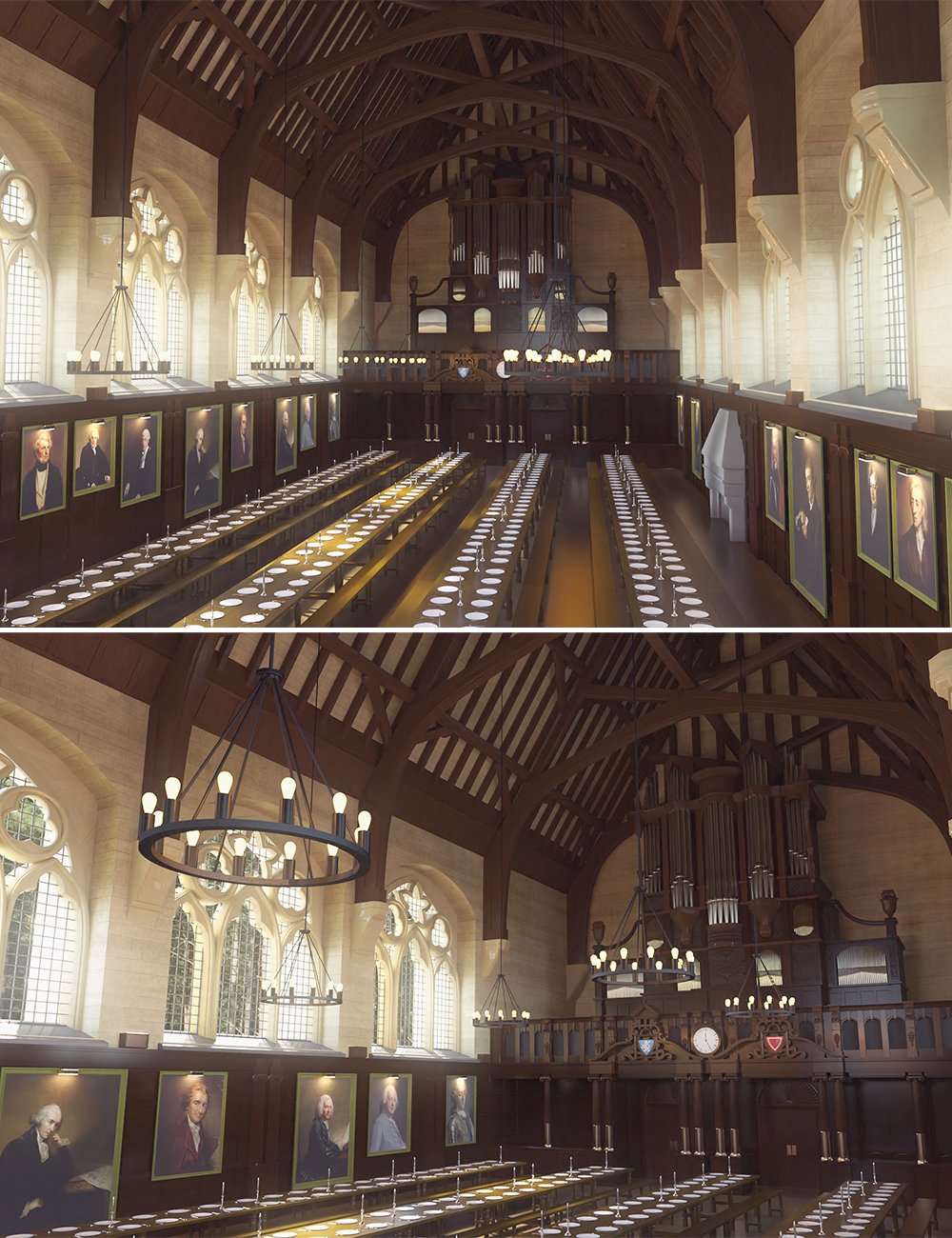 Balliol College by: PerspectX, 3D Models by Daz 3D