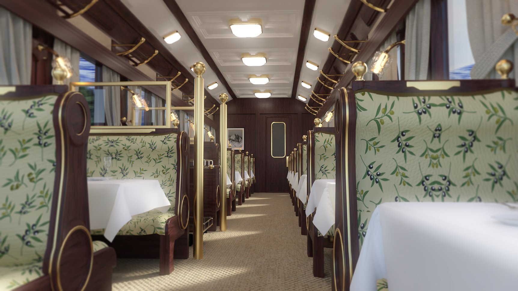 Train Dine by: PerspectX, 3D Models by Daz 3D