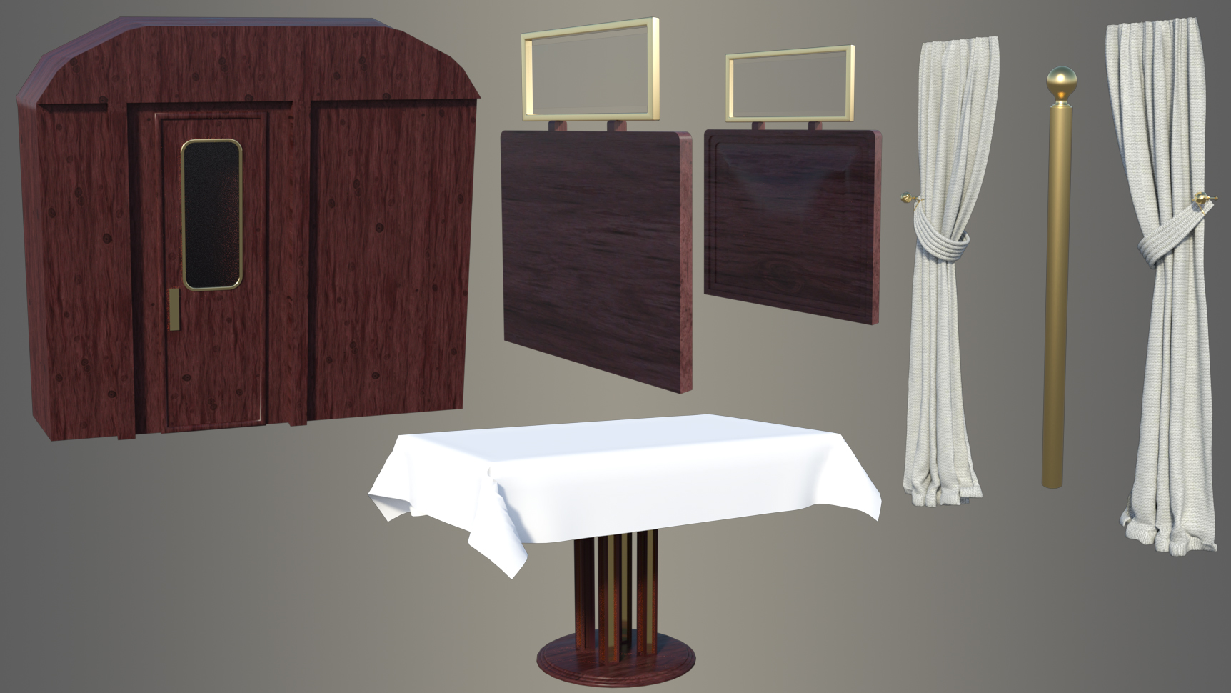 Train Dine Train Dine by: PerspectX, 3D Models by Daz 3D