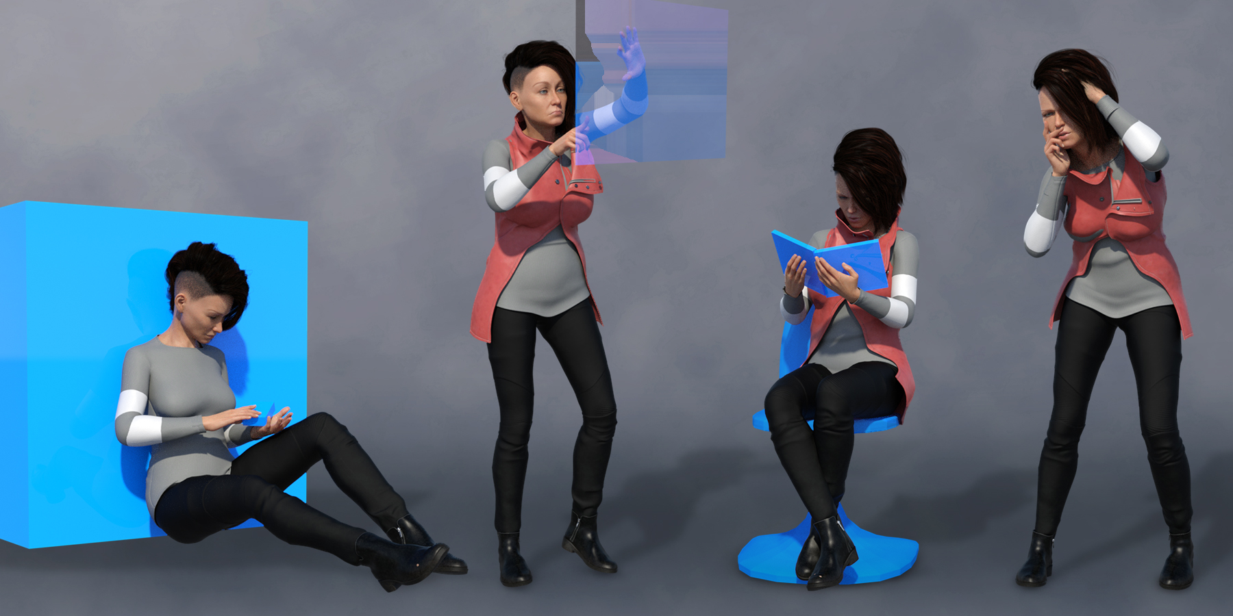 Scientific Pose Pack for Aubrey 8 and Genesis 8 Female(s) Scientific Pose Pack for Aubrey 8 and Genesis 8 Female(s) by: , 3D Models by Daz 3D