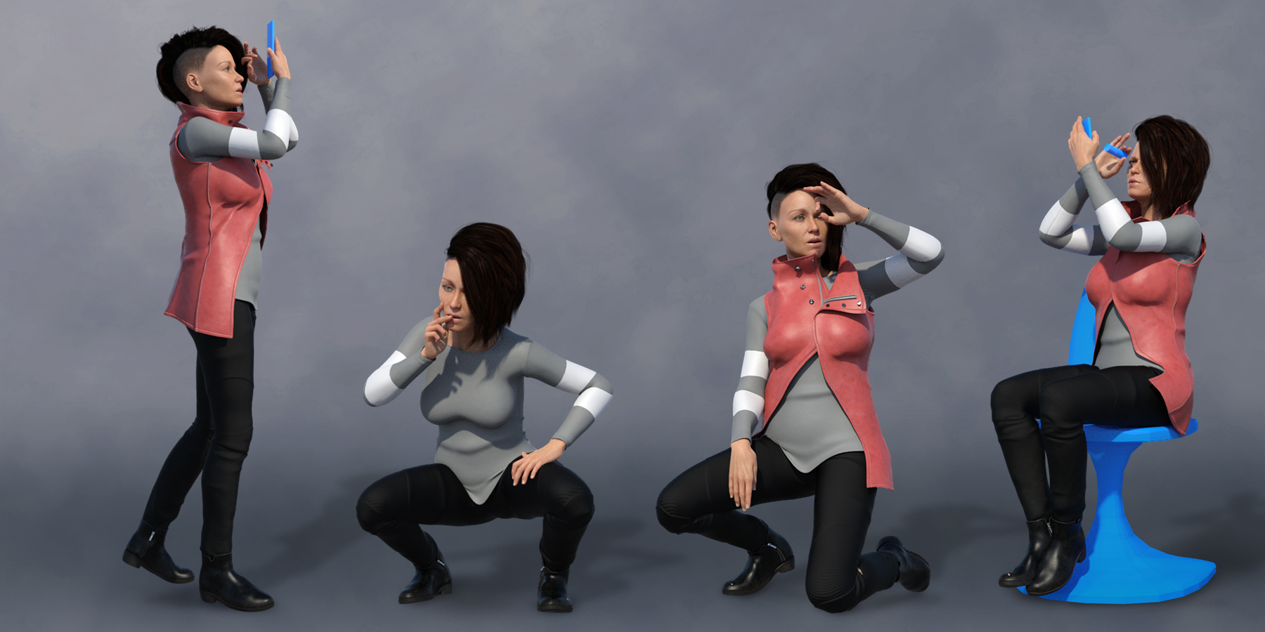 Scientific Pose Pack for Aubrey 8 and Genesis 8 Female(s) Scientific Pose Pack for Aubrey 8 and Genesis 8 Female(s) by: , 3D Models by Daz 3D