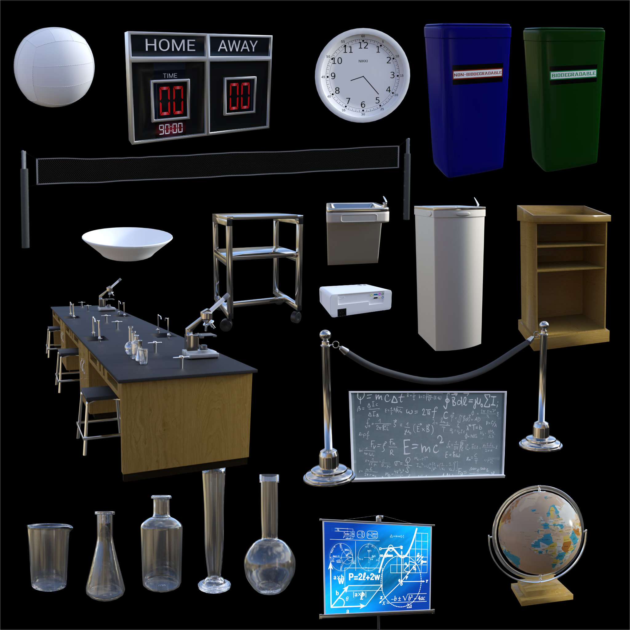 FG School FG School by: Fugazi1968Ironman, 3D Models by Daz 3D