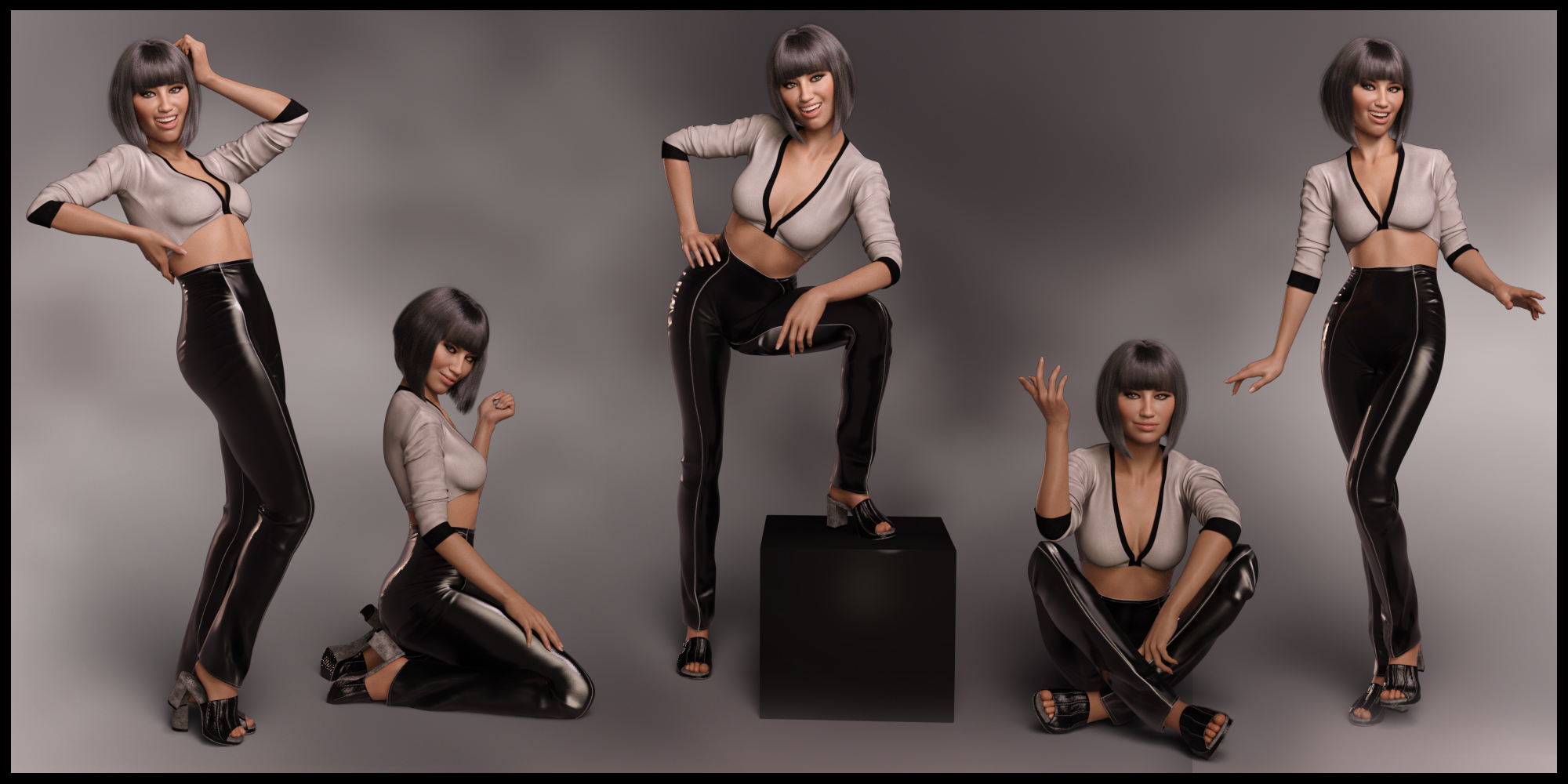 UltraMod Poses for Alawa 8 and Genesis 8 Female by: lunchlady, 3D Models by Daz 3D