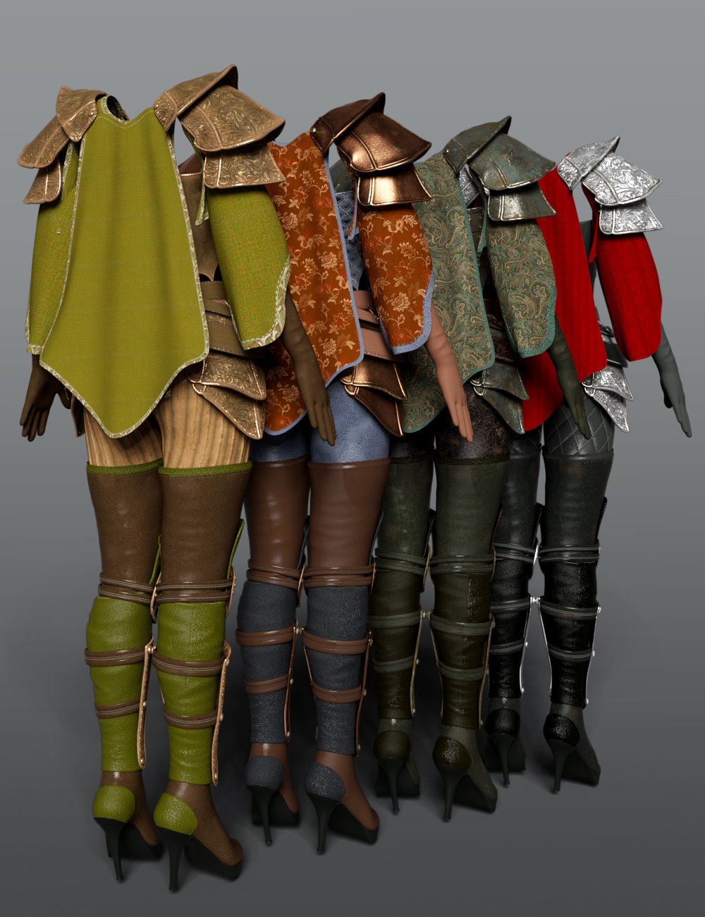 dForce Shadow Guard Outfit Textures by: Anna Benjamin, 3D Models by Daz 3D