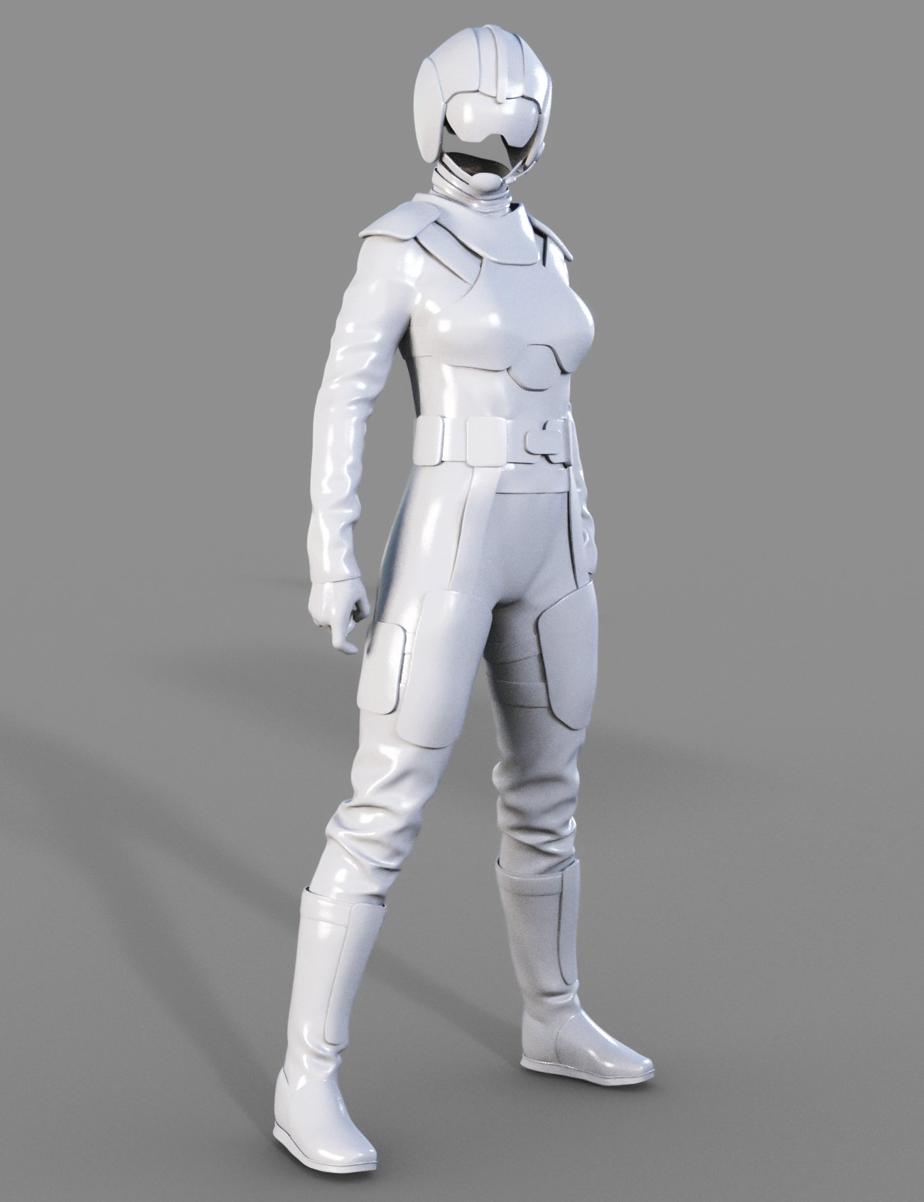 Space Runner Outfit for Genesis 8 Female(s) by: Yura, 3D Models by Daz 3D