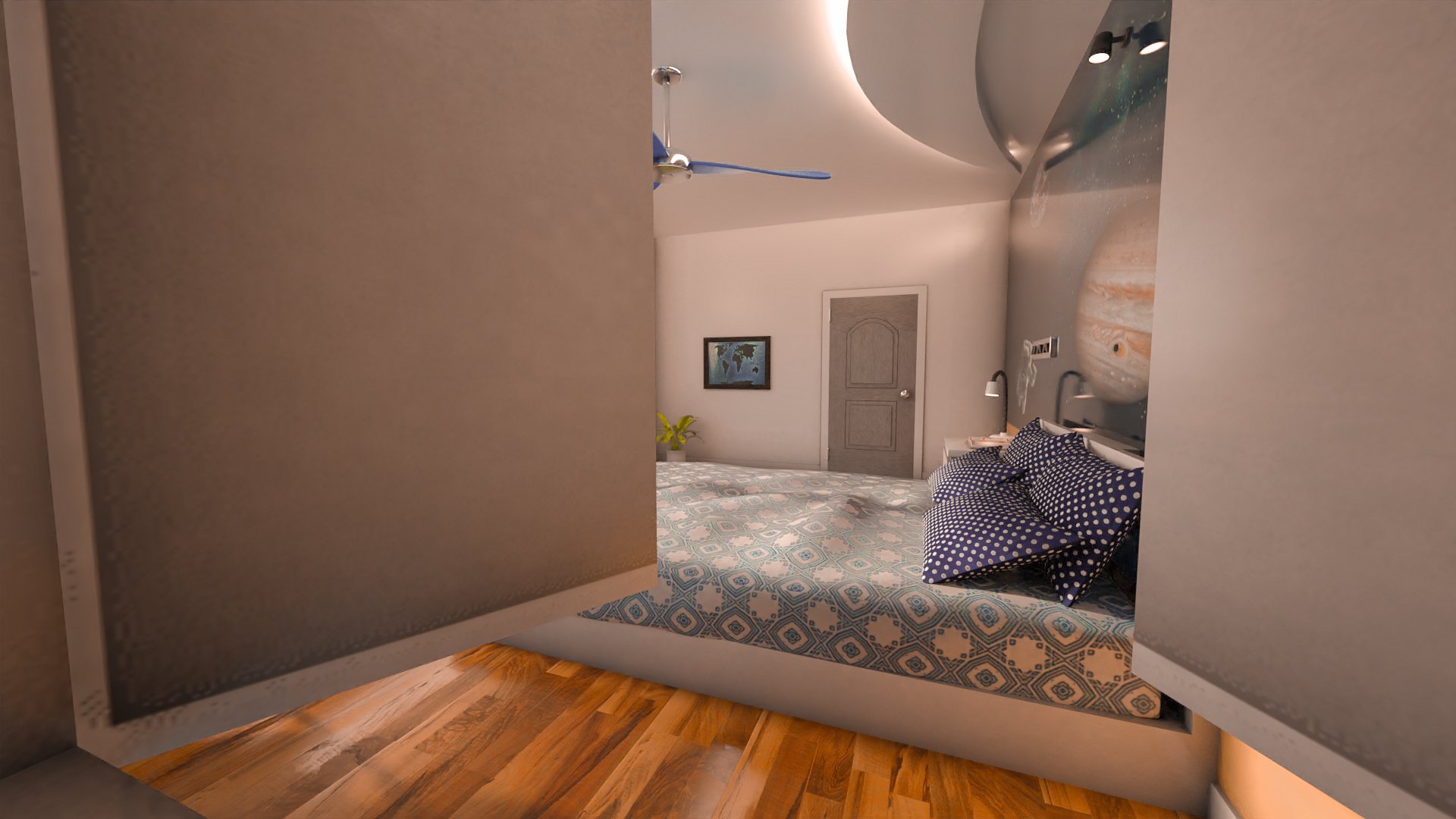 Wall Art Bedroom | Daz 3D