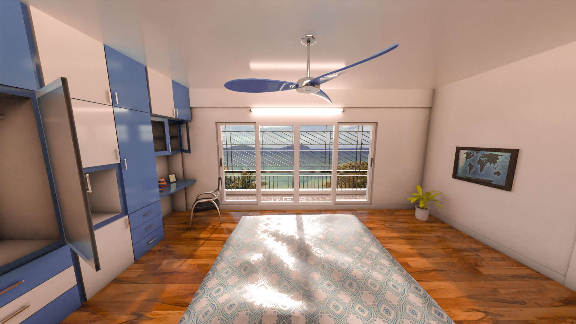 Wall Art Bedroom | Daz 3D