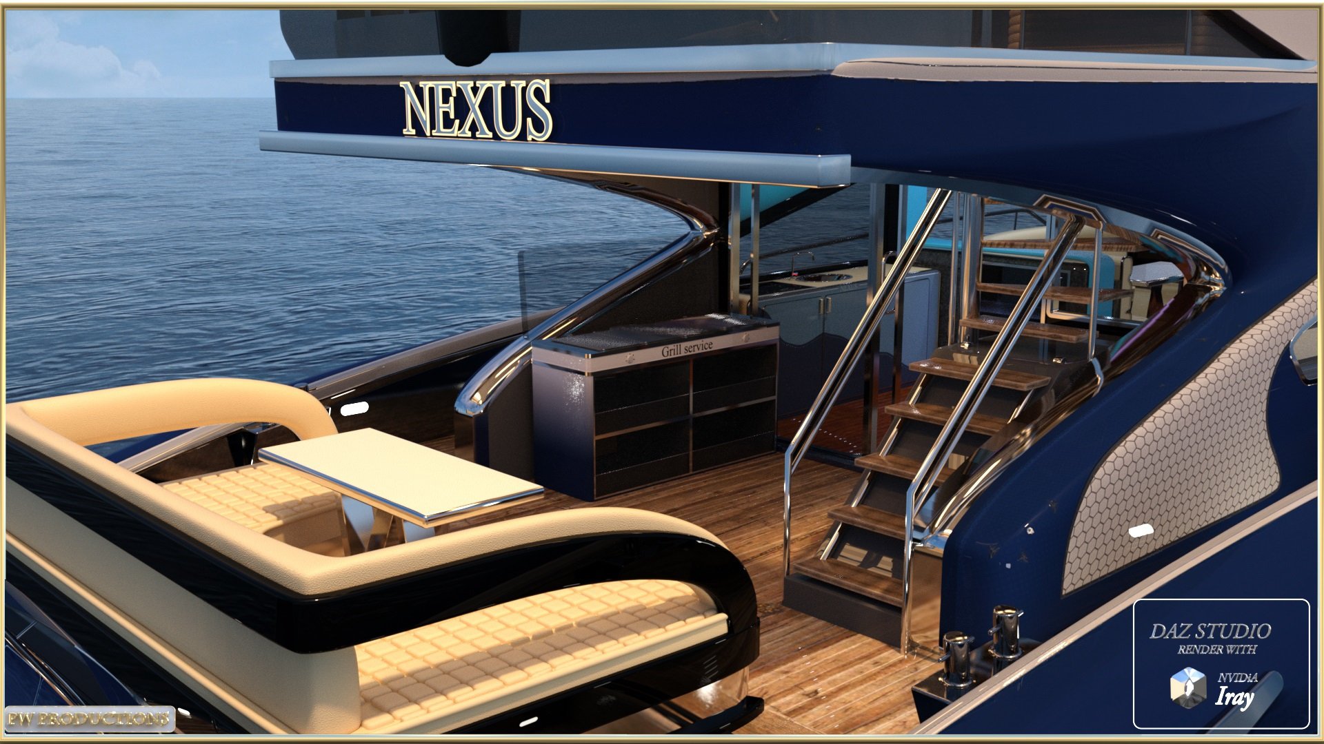 PW Ultimate Yacht Nexus PW Ultimate Yacht Nexus by: PW Productions, 3D Models by Daz 3D