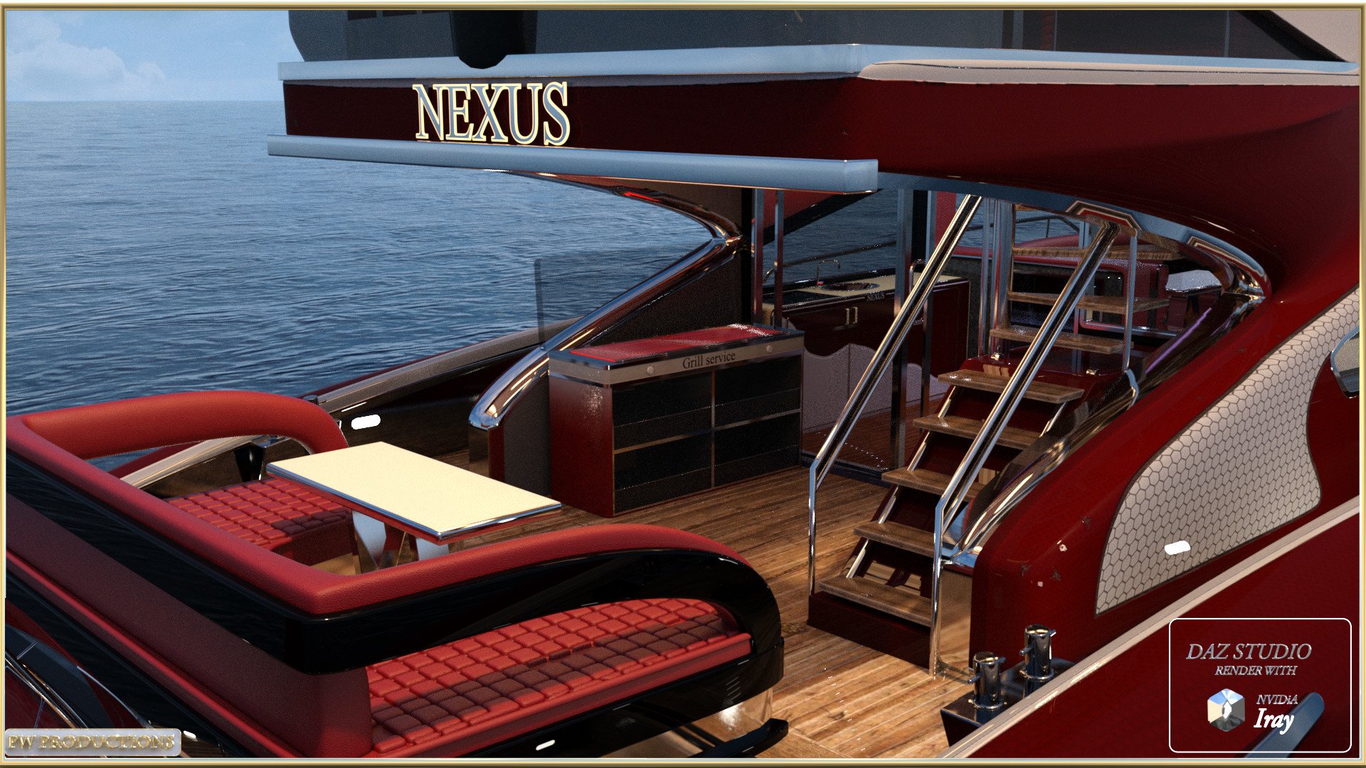PW Ultimate Yacht Nexus by: PW Productions, 3D Models by Daz 3D