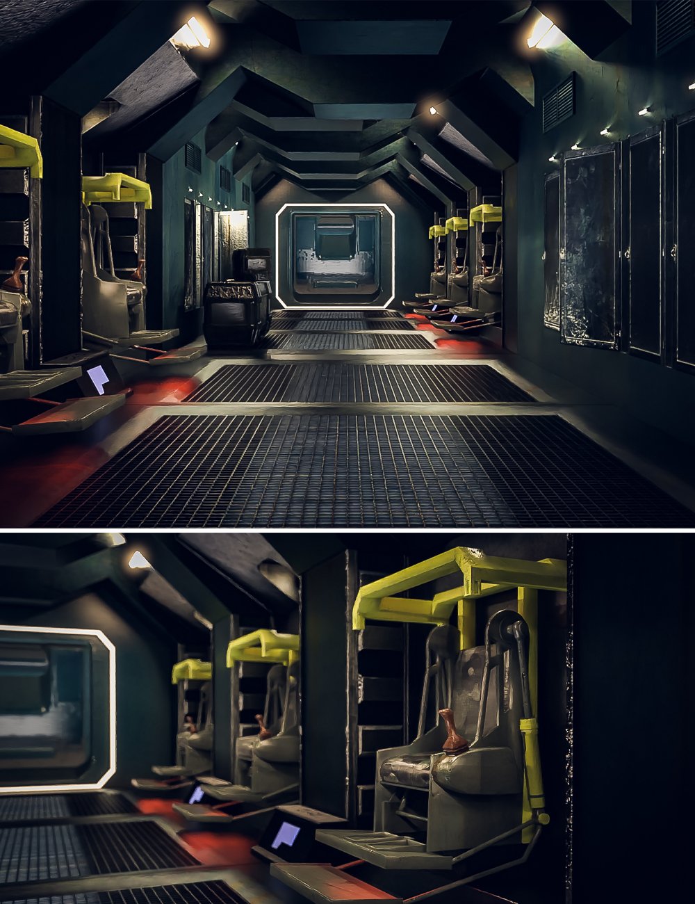 Discharge Sci-Fi Room by: Tesla3dCorp, 3D Models by Daz 3D