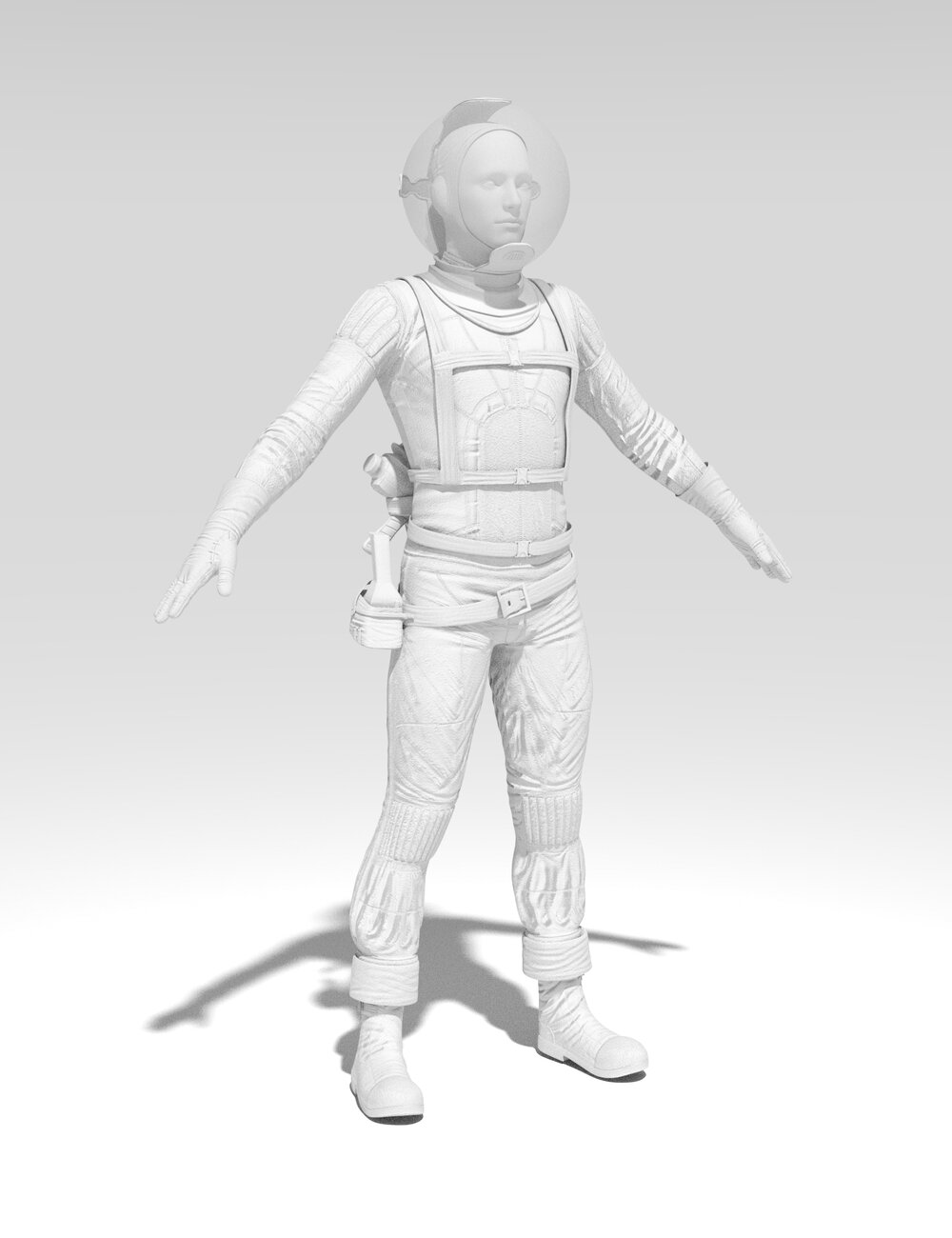 Retrospace Scanner for Genesis 8 Male by: Sixus1 Media, 3D Models by Daz 3D