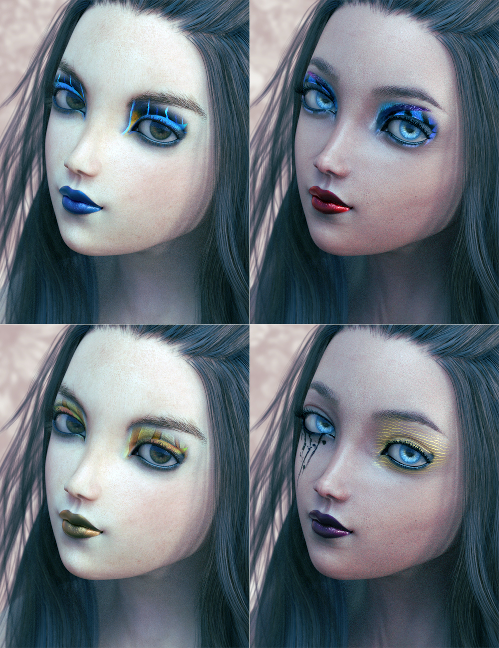 Extreme Closeup Tropical Geoshell Makeups for Genesis 8 Female(s) Extreme Closeup Tropical Geoshell Makeups for Genesis 8 Female(s) by: ForbiddenWhispers, 3D Models by Daz 3D