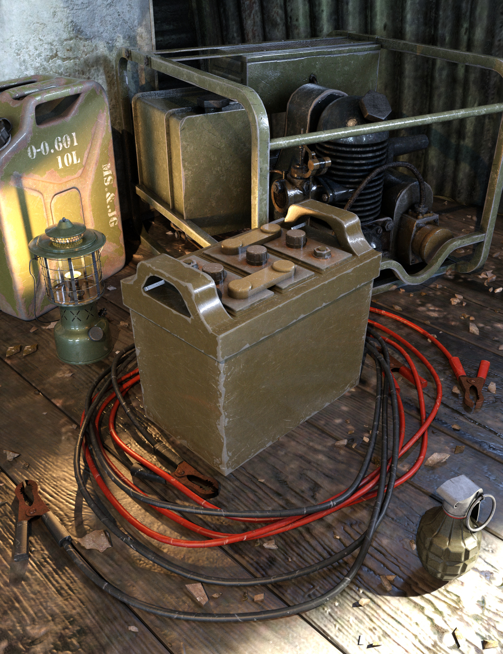 Outpost Props Outpost Props by: Merlin Studios, 3D Models by Daz 3D